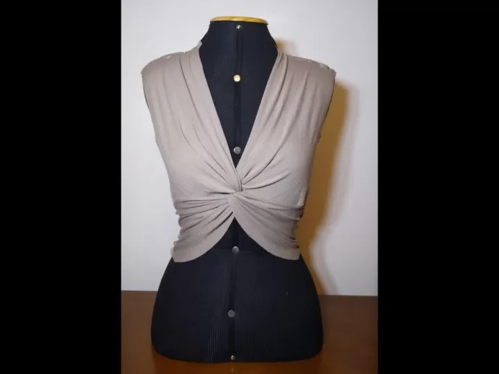 como hacer diy blusa facil falso drapeado faux draped easy blouse