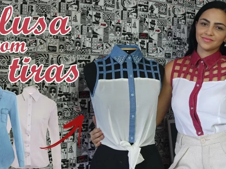 diy blusa basica de tiras basic blouse of strips