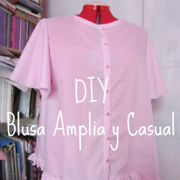 diy blusa doble muy facil double blouse very easy
