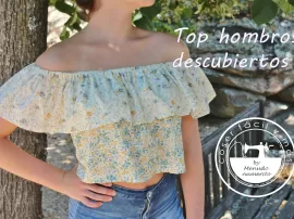 DIY: Blusa moderna de hombro descubierto en simples pasos