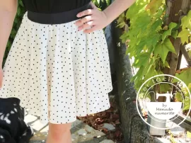 Únete a la tendencia de la moda con una falda circular hecha en casa